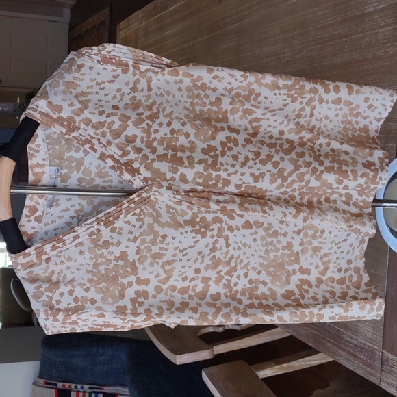 Halogen sz S rayon/silk blend top - Picture 1 of 7